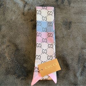 Multi Color Silk Scarf/Purse Twilly